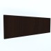 Armonia Suspendat orizontal  cu 1 usa cu sistem "PUSH TO OPEN" front MDF Wenge